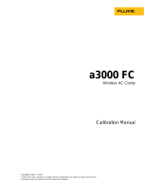 Fluke a3000 FC Wireless AC Current Clamp Kit User manual