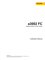 Fluke a3000 FC Wireless AC Current Clamp Kit User manual