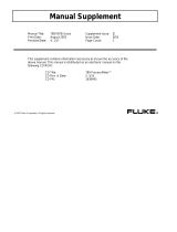 Fluke 789 ProcessMeter™ User manual