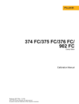 Fluke 375 FC True-RMS AC/DC Clamp Meter User manual