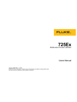 Fluke 725Ex Series Process Calibrator User manual
