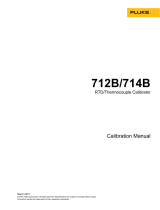 Fluke 714B Thermocouple Calibrator User manual