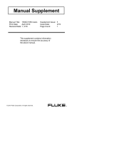 Fluke 1550C FC 5 kV Insulation Tester Kit User manual