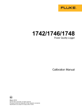 Fluke 1742, 1746 and 1748 Three-Phase Power Quality Loggers User manual