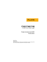 Fluke 1742, 1746 and 1748 Three-Phase Power Quality Loggers Operating instructions