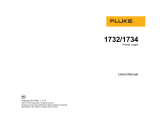 Fluke 1732 and 1734 Three Phase Power Measurement Logger User manual