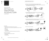 Insignia NS-SBNC100P9 4K Premium Video/ Power Accessory Cable Quick setup guide