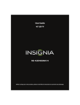Insignia NS-42D40SNA14 User manual