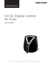 Insignia 3.4Qt. Digital Control Air Fryer User manual