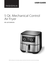 Insignia NS-AF53MSS0 5 Qt. Mechanical Control Air Fryer User guide