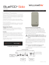 WILLAMSAV AP BP2 BluePOD Solo Bluetooth Audio Conferencing System User manual