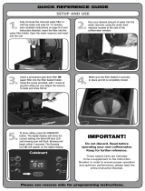 Cuisinart DCC-2800 Reference guide