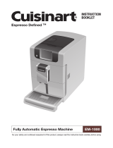 Cuisinart EM-1000 Owner's manual