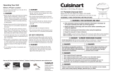 Cuisinart CCG-190 Owner's manual