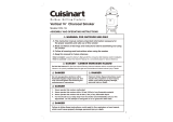 Cuisinart COS-116 Owner's manual