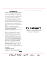 Cuisinart CTK-SSTR Owner's manual