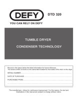 Defy DTD321 Owner's manual