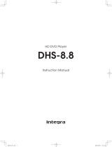 Integra DVD Player DHS-8.8 User manual