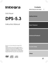 Integra DVD Player DPS-5.3 User manual