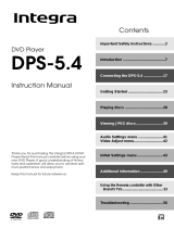 Integra DPS-5.4 User manual