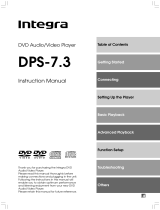 Integra DPS-7.3 User manual
