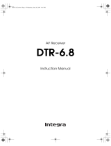 Integra DTR-6.8 User manual