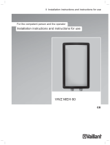 Vaillant Inline backup Installation guide