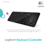 Logitech Keyboard Controller K700 User guide
