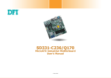DFI SD331-C236/SD331-Q170 User manual