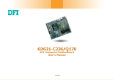 DFI KD631-Q170 Owner's manual