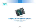DFI KH960-CM238/QM175 Owner's manual