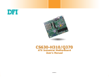 DFI CS630-H310 Owner's manual