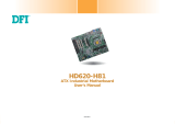 DFI HD620-H81 User manual