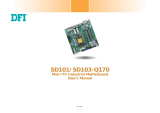DFI SD101/SD103-Q170 User manual