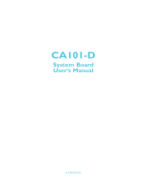 DFI CA101-D User manual