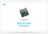 DFI Qseven Q7X-151 R.D1 User manual
