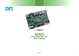 DFI KU551 User manual