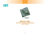 DFI HD332-H81 User manual