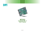 DFI BT253 User manual