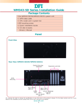 DFI WM343-SD Installation Guide User manual