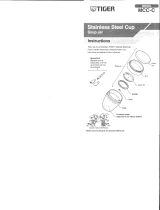 Tiger Corporation MCC-C Vacuum Insulated Stainless Steel Food Jar User manual
