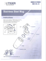 Tiger Corporation MCB-H Stainless Steel Bottle User manual