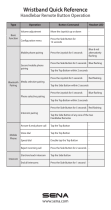 Sena WRISTBAND REMOTE User guide