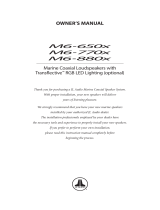 JL Audio M6-650X Owner's manual
