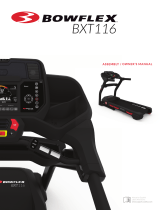 Bowflex Results Series BXT116 Treadmill Owner's manual