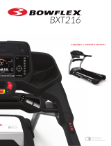 Bowflex Results Series BXT216 Treadmill Owner's manual