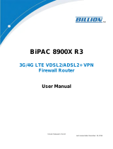 Billion BiPAC 8900X R3 User manual