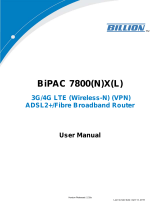 Billion BiPAC 7800NXL  User manual
