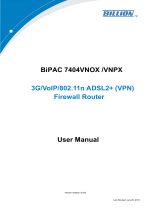 Billion BiPAC 7404VNPX User manual