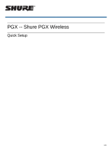 Shure PGX User guide